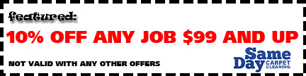 10% off any job $99 and up